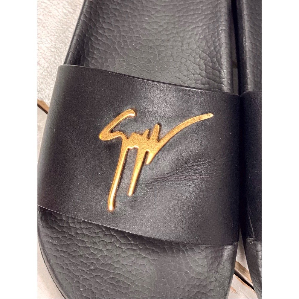 Giuseppe Zanotti Laburella Logo Slide Sandals - Picture 8 of 10